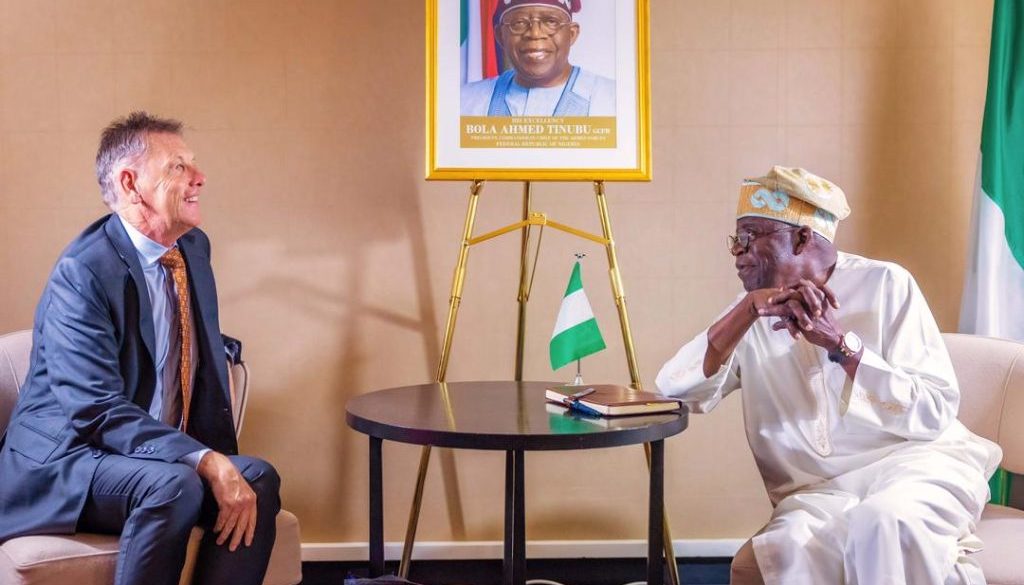 Tinubu with Mobil boss