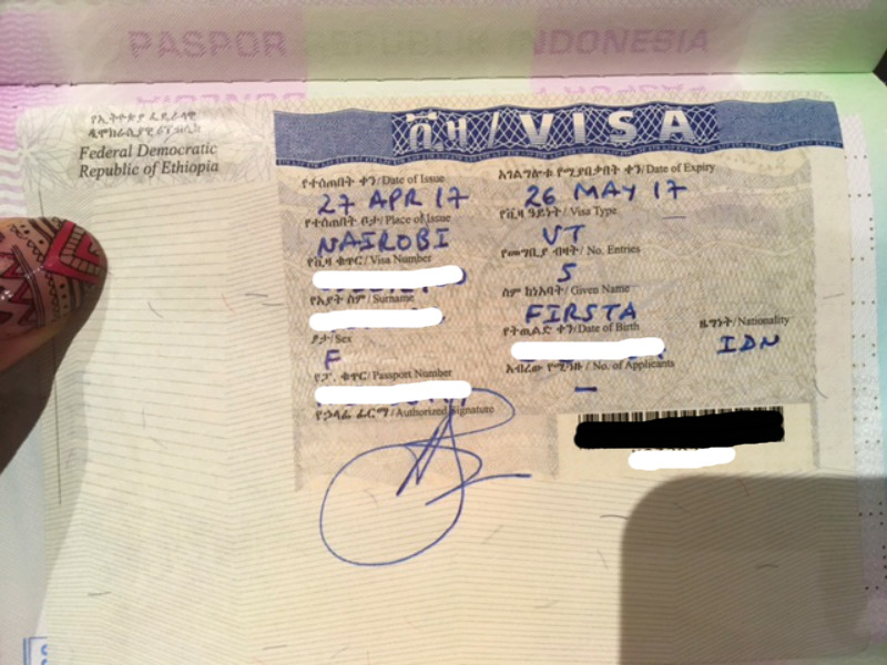 Ethiopia visa on arrival