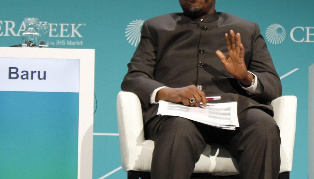 NNPC-Group-Managing-Director-Dr.-Maikanti-Baru-presenting-at-a-session-during-CERAWeek-Conference-in-Houston-Texas.