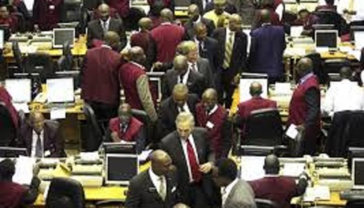 Trading in Nigeria stock exchange dips