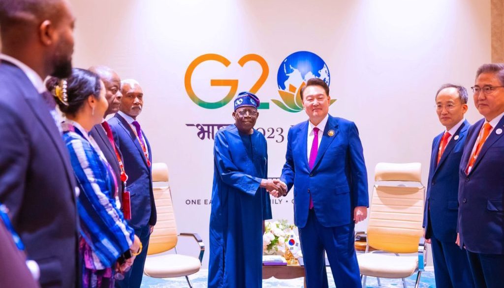 Tinubu meets leaders at G20