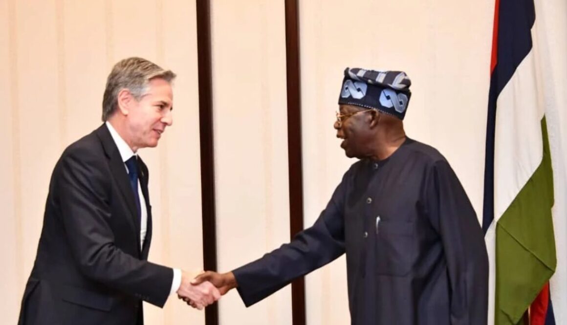 Tinubu welcomes Blinken 1